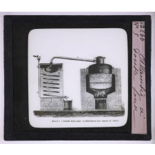 L'Alcool industriel. Alambic à double fond.