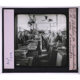 L'Imprimerie des origines à 1900. Atelier de composition - vue d'ensemble.