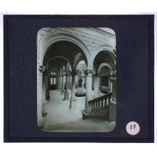 Expo 1900. Intérieur d'un pavillon. 