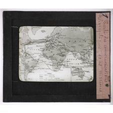 Les Câbles de télégraphie sous-marine. Carte des communications télégraphiques sous marines.