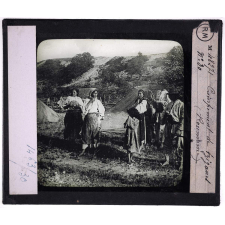 La Roumanie. Campement de Tziganes.