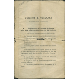 Engrais & récolte. Expériences agricoles. Notices sur les vues.