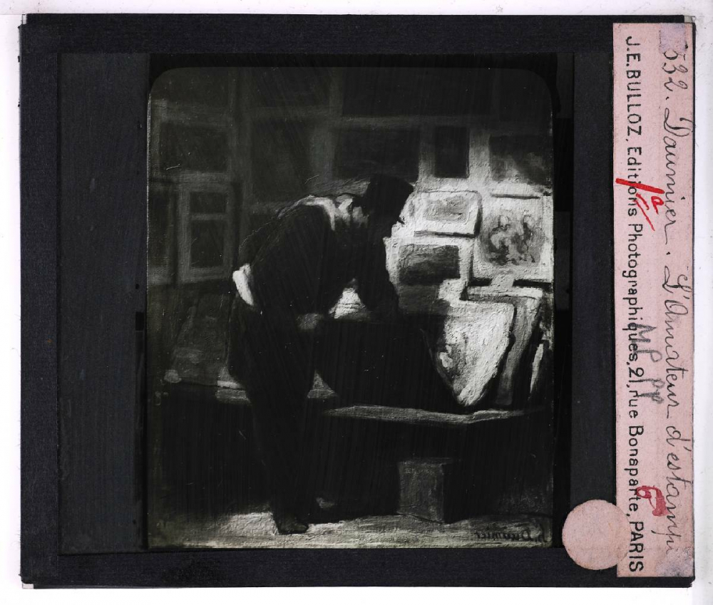 Le Palais des Beaux-Arts de la ville de Paris. Peintures et sculptures modernes. Daumier. L'Amateur d'estampes.