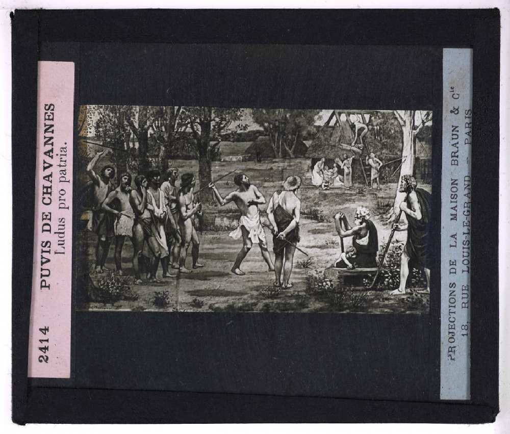 Le Musée du Luxembourg. Puvis de Chavannes. Ludus pro patria.