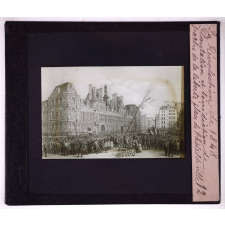 Paris sous la Seconde République (1848-1852). Plantation et bénédiction de l'arbre de la liberté place de l'hôtel de ville.