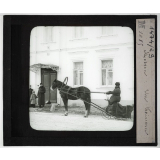 URSS. Moscou : un traineau.