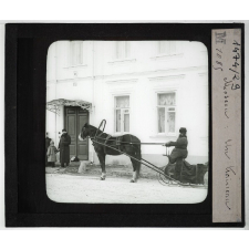 URSS. Moscou : un traineau.
