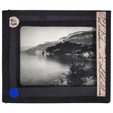 Mont-Blanc. Lac du Bourget et château de Châtillon.