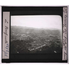 Le Venezuela. Caracas, vue prise du haut de la ville.