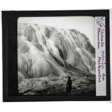 Algérie, Tunisie, Maroc. Cascade petrifiée du Hammam Meskoutine.