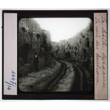 Sicile. Syracuse. La voie des tombeaux.