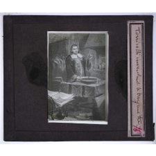 Météorologie. Torricelli inventant le baromètre.