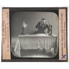 Optique et acoustique. Réflexion du son. Expér. des miroirs. Ministère de l'Instruction Publique.