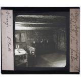 Norvège, vieux foyers. La chambre d'un pasteur.