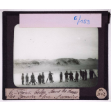Le Front belge, les dunes, l'Yser. Dans les dunes, les zouaves font l'exercice.