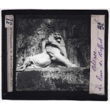 Vosges, Plateau lorrain, Alsace. Le Lion de Belfort.