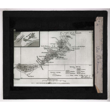 La Pêche et la culture de l'éponge. Iles Kerkenna (carte agricole).