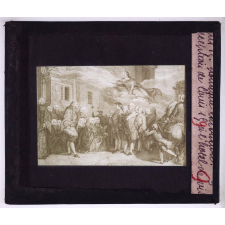 Le Règne de Louis XV. Politique extérieure. Réception de Louis XV à l'Hôtel de Ville de Paris.