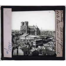 Champagne. Reims : vue générale.