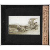 Comment on construit une maison. Transport de la pierre. Binard automobile.