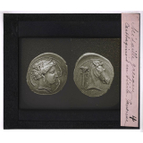 Monnaies et médailles. Médaille grecque, Carthaginois en Sicile, Panorme.