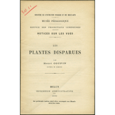 Les Plantes disparues. Notices sur les vues.