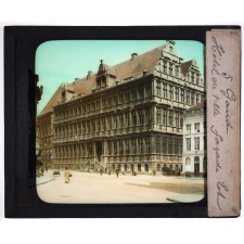 Belgique, Hollande. Gand. Hôtel de Ville façade Est.