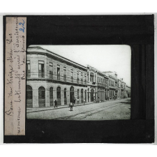 Amérique du Sud. Rue du treize Mai. Les nouveaux bâtiments après l'élargissement. Rio de Janeiro.