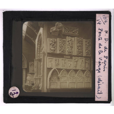 Notre-Dame de Paris. Porte de la Vierge (Détail).