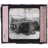 L'Imprimerie des origines à 1900. Machine lithographique.