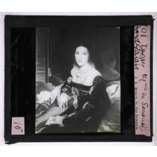 L'Art français du XIXe siècle d'après les collections du Grand-Palais (Exposition universelle de 1900). I Première moitié du siècle. Ingres. Mme de Senones. Grand Palais.