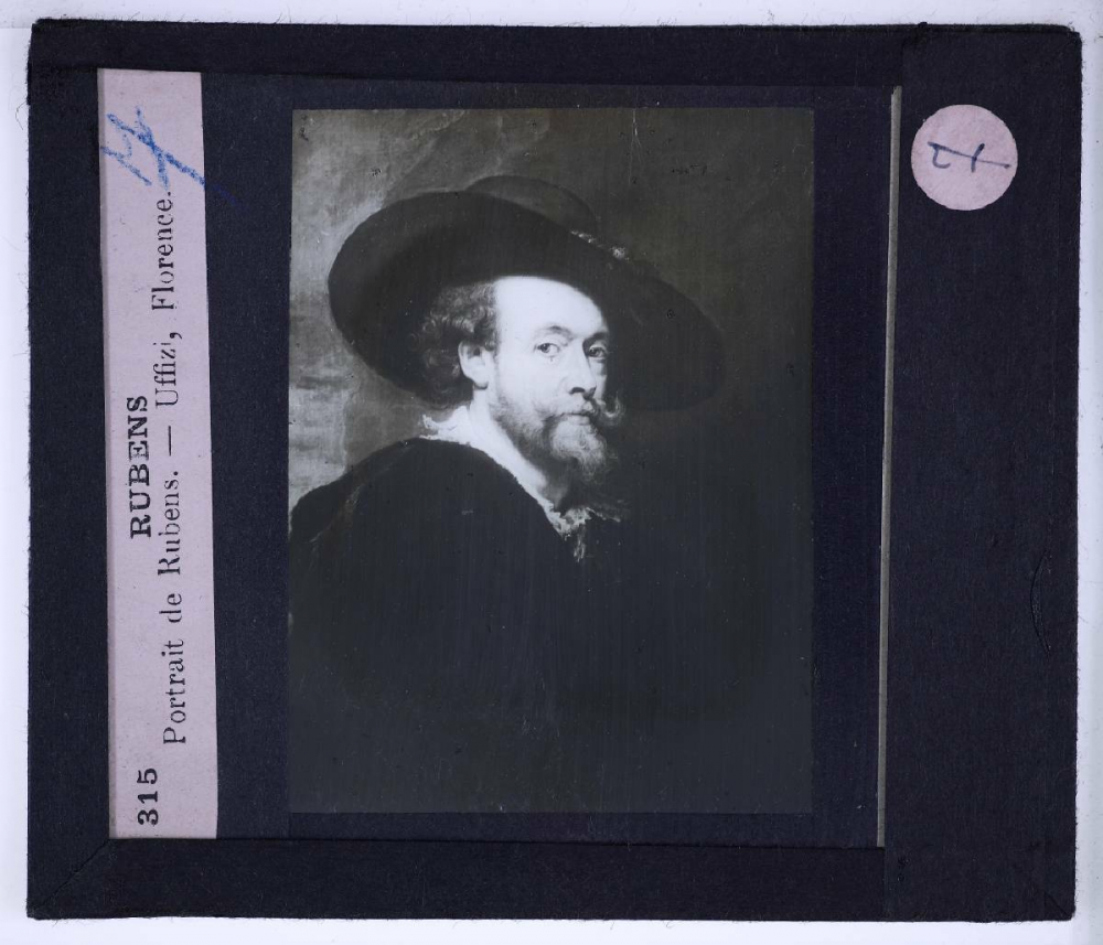 La Peinture flamande. Rubens. Portrait de Rubens. Uffizi, Florence.
