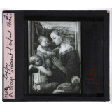 La Peinture italienne. Lippi. La Vierge adorant l'enfant. Florence.