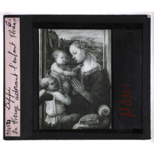 La Peinture italienne. Lippi. La Vierge adorant l'enfant. Florence.