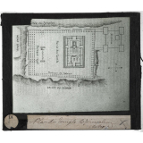 Palestine, Judée. Plan du temple de Jérusalem.