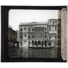 Venise. Le grand canal, la Casa d'oro.