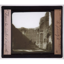 Les Ruines de la Rome antique depuis le siècle d'Auguste. Le péristyle.