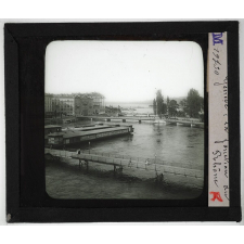 Suisse, les villes. Genève : La jonction du Rhône.