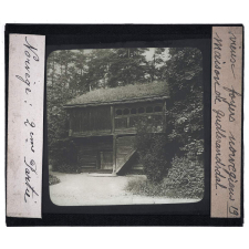 Norvège, vieux foyers. Maison de Gudlerandsdal.