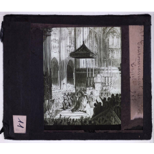 Moyen âge. Couronnement de Hugues Capet 987.
