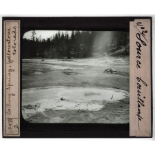 Géographie divers. Boiling Spring, Yellowstone Colorado. Source bouillante.