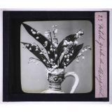L'Art à l'école, décoration par les fleurs de printemps. Petite gerbe de muguet.