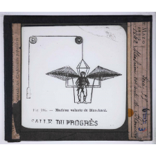 Les Aérostats. Machine volante de Blanchard. 
