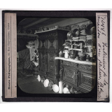 Hollande. Intérieur de la maison d'un pêcheur de Marken.