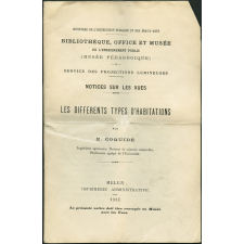 Les Différents types d'habitations. Notices sur les vues.