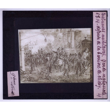 La Garde nationale. Son histoire, ses uniformes (1789-1871). 1814. Défense da la barrière de Clichy.