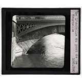 La Seine. L'échelle du pont de la Tournelle.