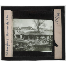 Chine. Changhaï. Maison de thé.