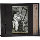 Abyssinie. Joueuse de harpe.