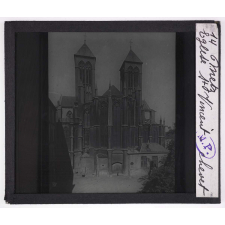 Pays messin. Metz. Eglise St Vincent chevet.